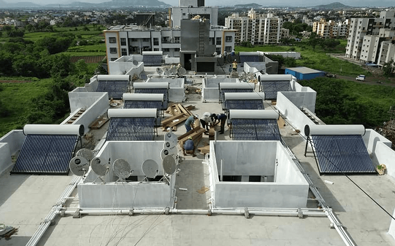 Ashirwad Solar water heater site