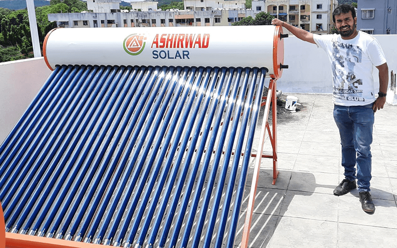 Ashirwad Solar water heater