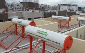 solar water heater installation