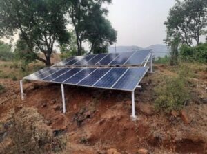 solar panels water motor