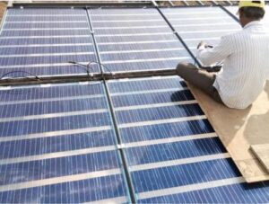 solar panels installation