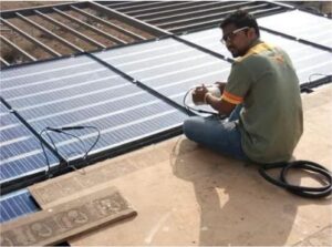 solar panels installation